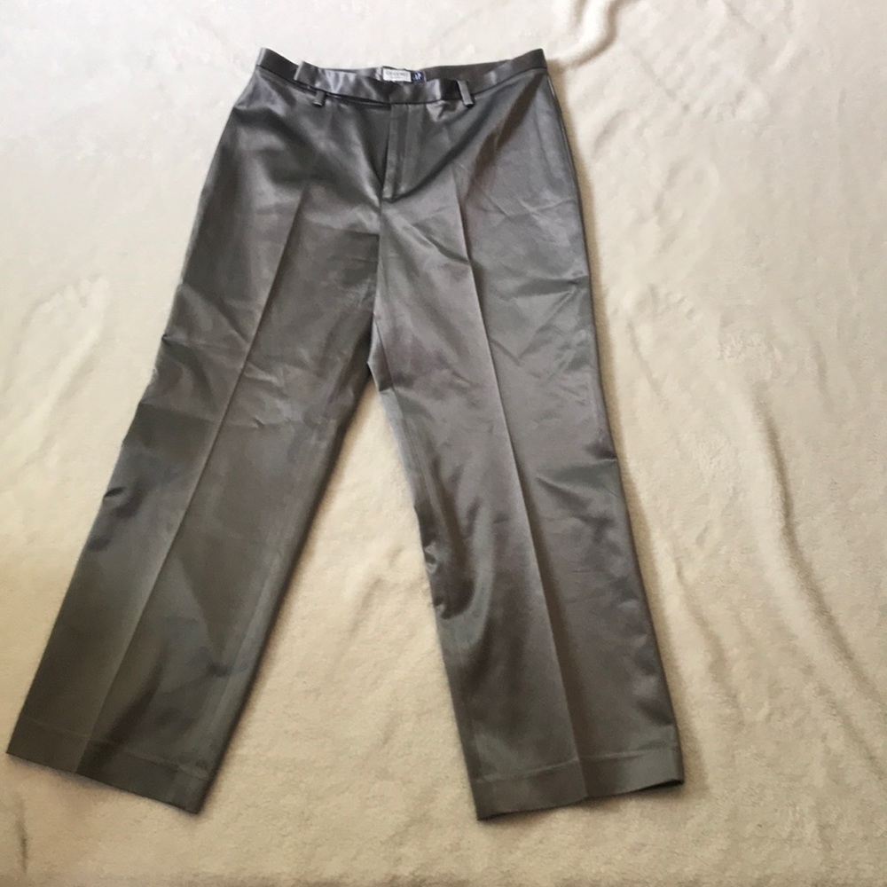 Cropped Silver Pants